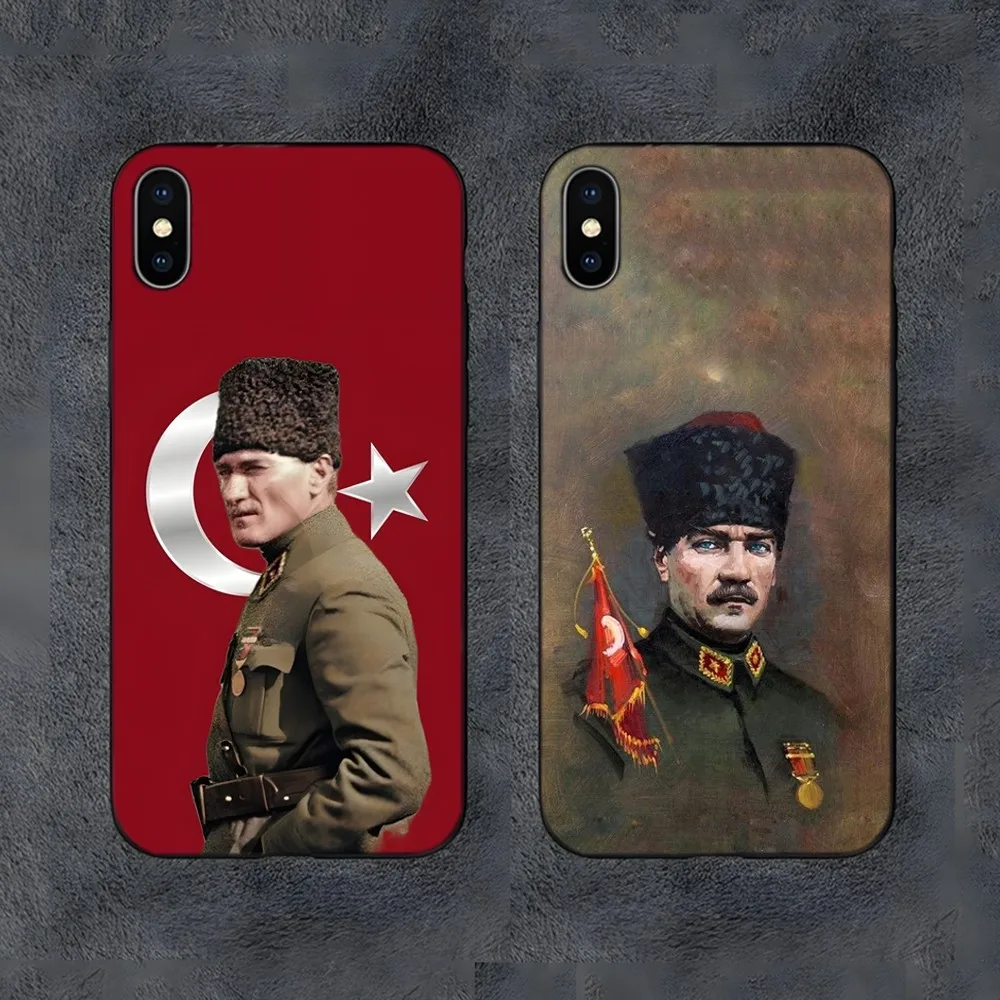 

Turkey Mustafa Kemal Ataturk Phone Case For Samsung S25,S24,S22,S23,S30,Ultra,S20,S30,Plus,S21 Fe,10,9,5G Silicone Cover