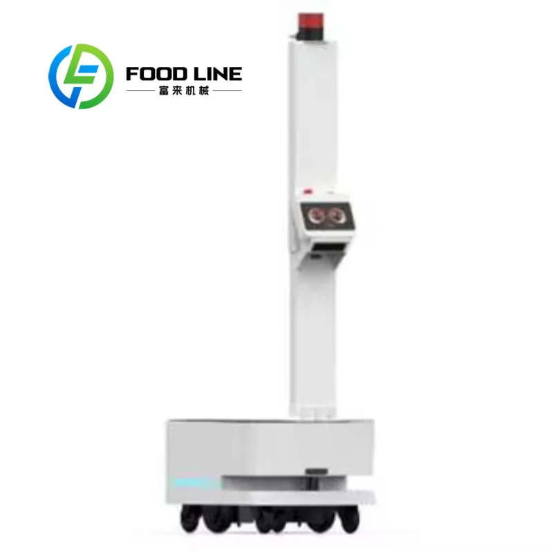 Customized Smart Mobile Carrying AGV Robot 100kg Payload Intelligent Laser Navigation White Android 5.1 Control