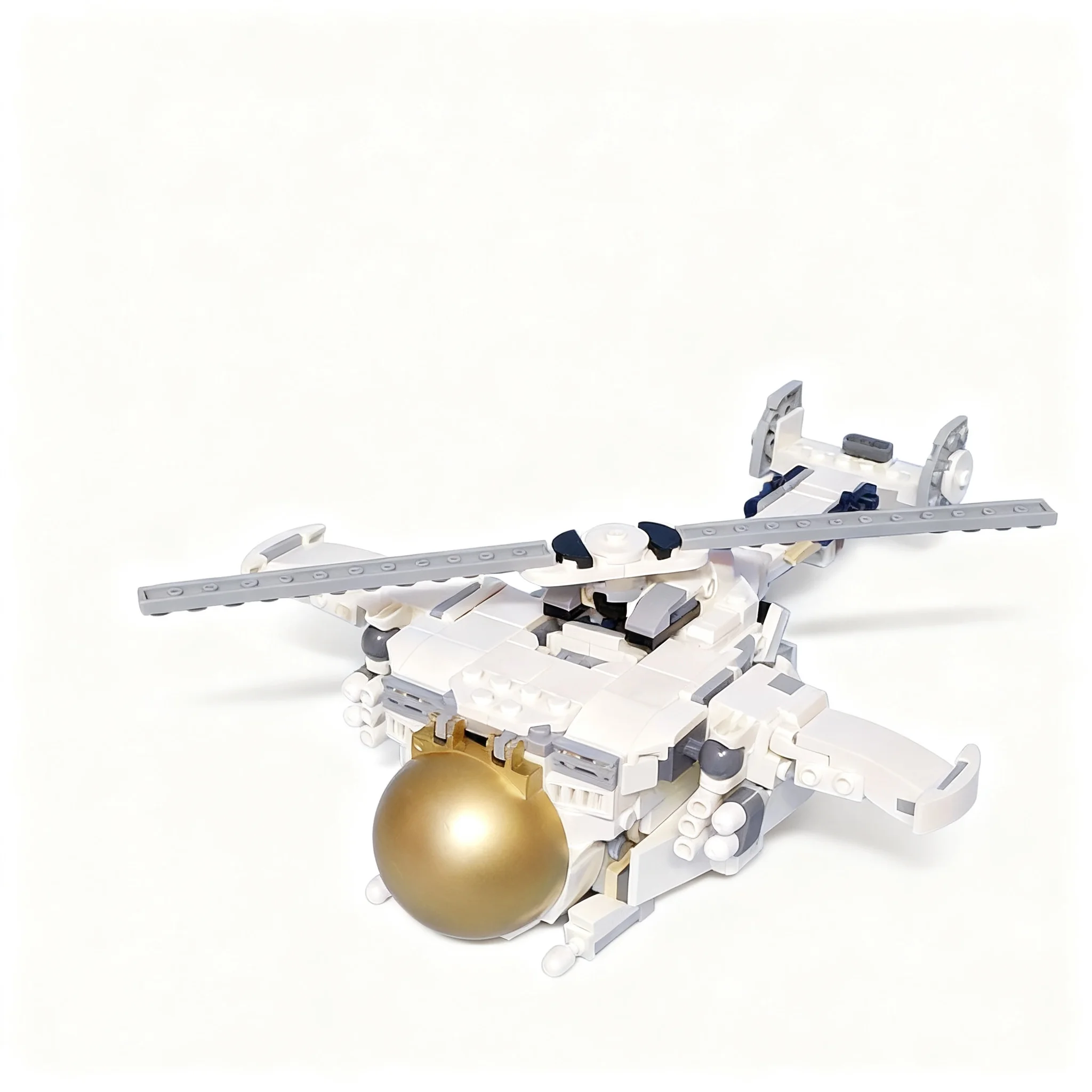 425pcs MOC Creator Creator 3-in-1 Transformer Helicopter Armada Cyclonus Alternative Build Space Astronaut Model Building Blocks