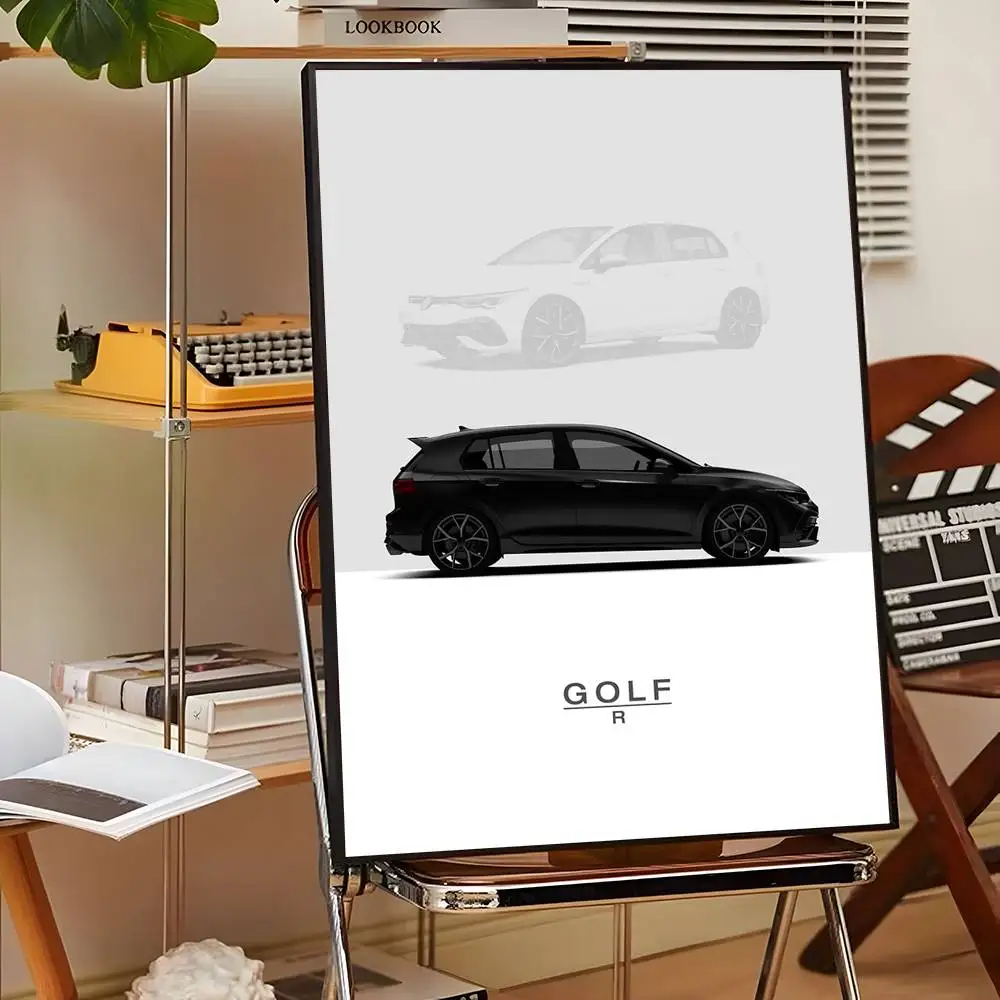 جولف 8 R GTI V-VW 2022 ملصق ذاتي اللصق لغرفة النوم ديكور المنزل ملصقات عالية الجودة اللوحة جدار الفن