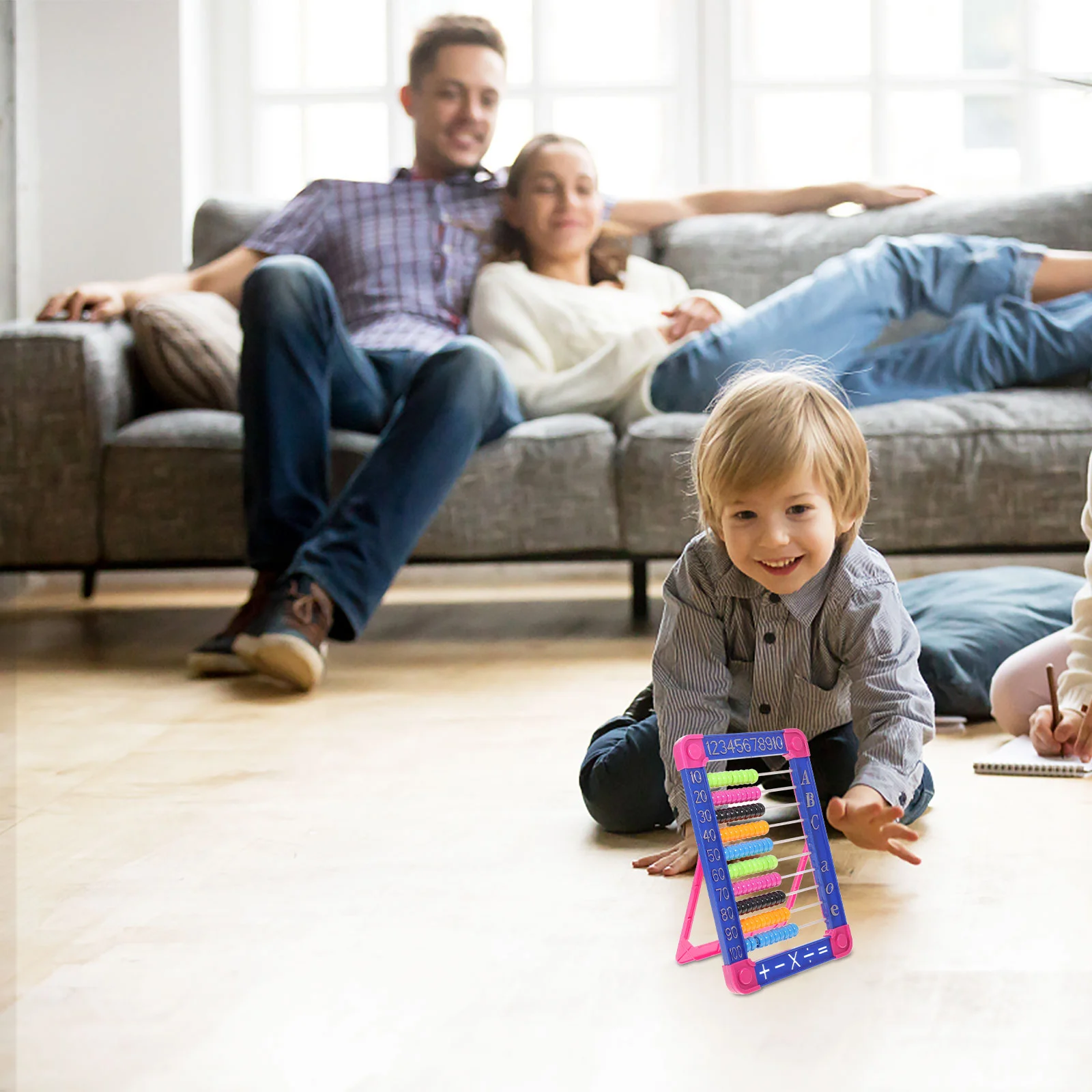 Abacus Plastic Toy Kids Counting Tool Early Educational Baby Beads Calculate Math Learning Teaching Aid Plaything Toddler