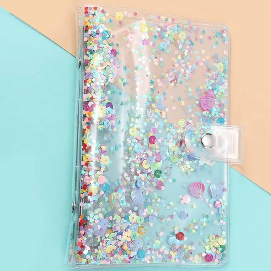 A6 Notebook Binder Savings Binder Money Saving Record Folder Transparent (Transparent WK)