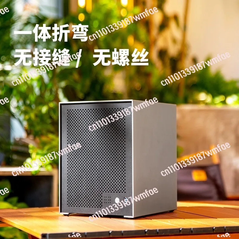 

6-disc NAS Chassis, 3mmCNC Anode Aluminum, Itx Main Board, Small 1u Power Supply