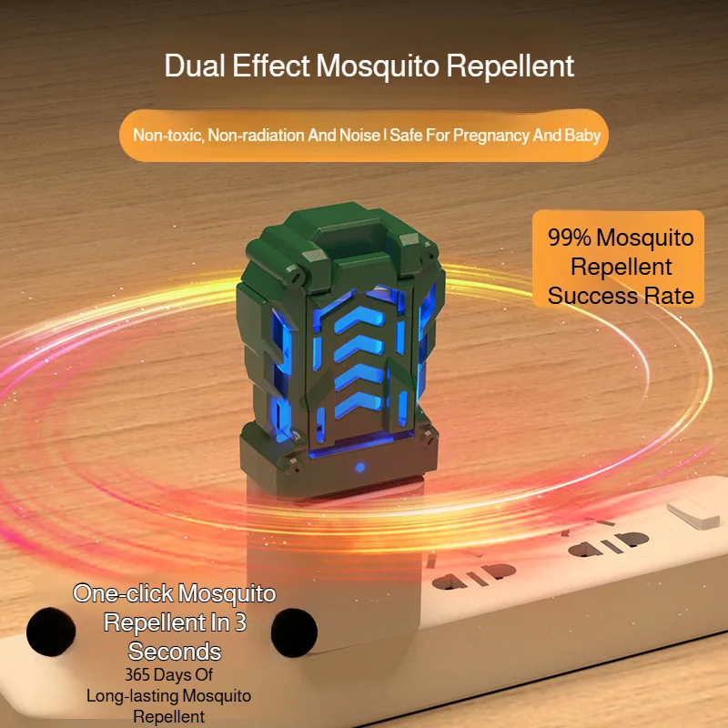 Mini Portable USB Electric Mosquito Repellent 110℃ Constant Heating, Plug Play Electronic Mosquito Killer for Home  Camping Car image 2