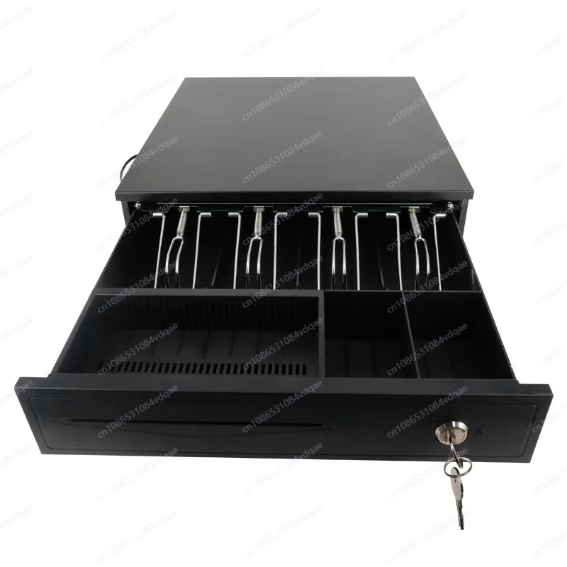 

335 four-grid cash register, metal cash box, supermarket, milk tea collection, independent drawer type cash cabinet with lock