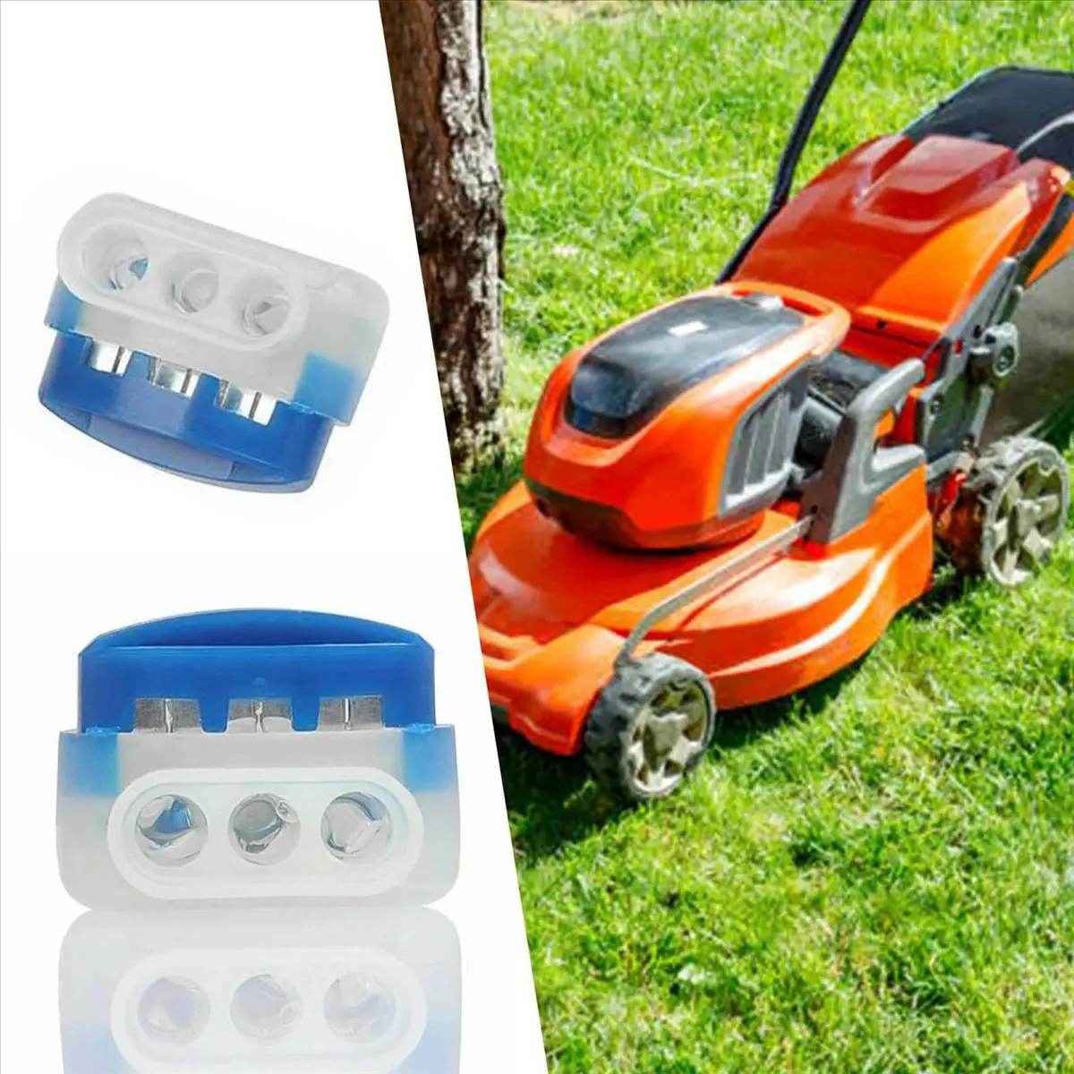

A23PBG 100Pcs Robotic Lawnmower Cable Connector Waterproof Gel Connector Terminal 3 Pin Electrical 314 Wire Connectors