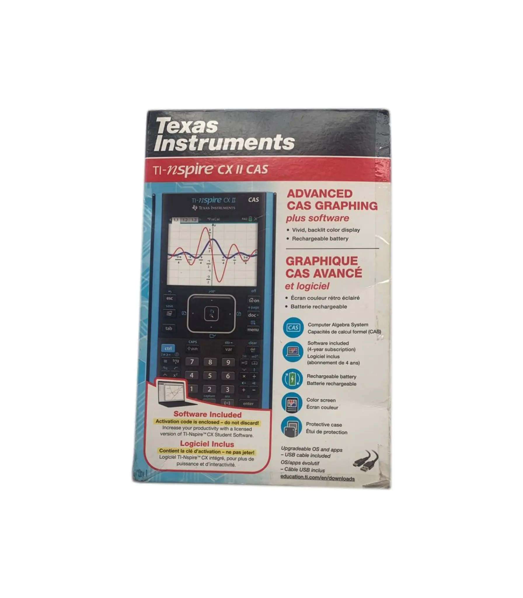 أداة تكساس TI-Nspire CX II CAS