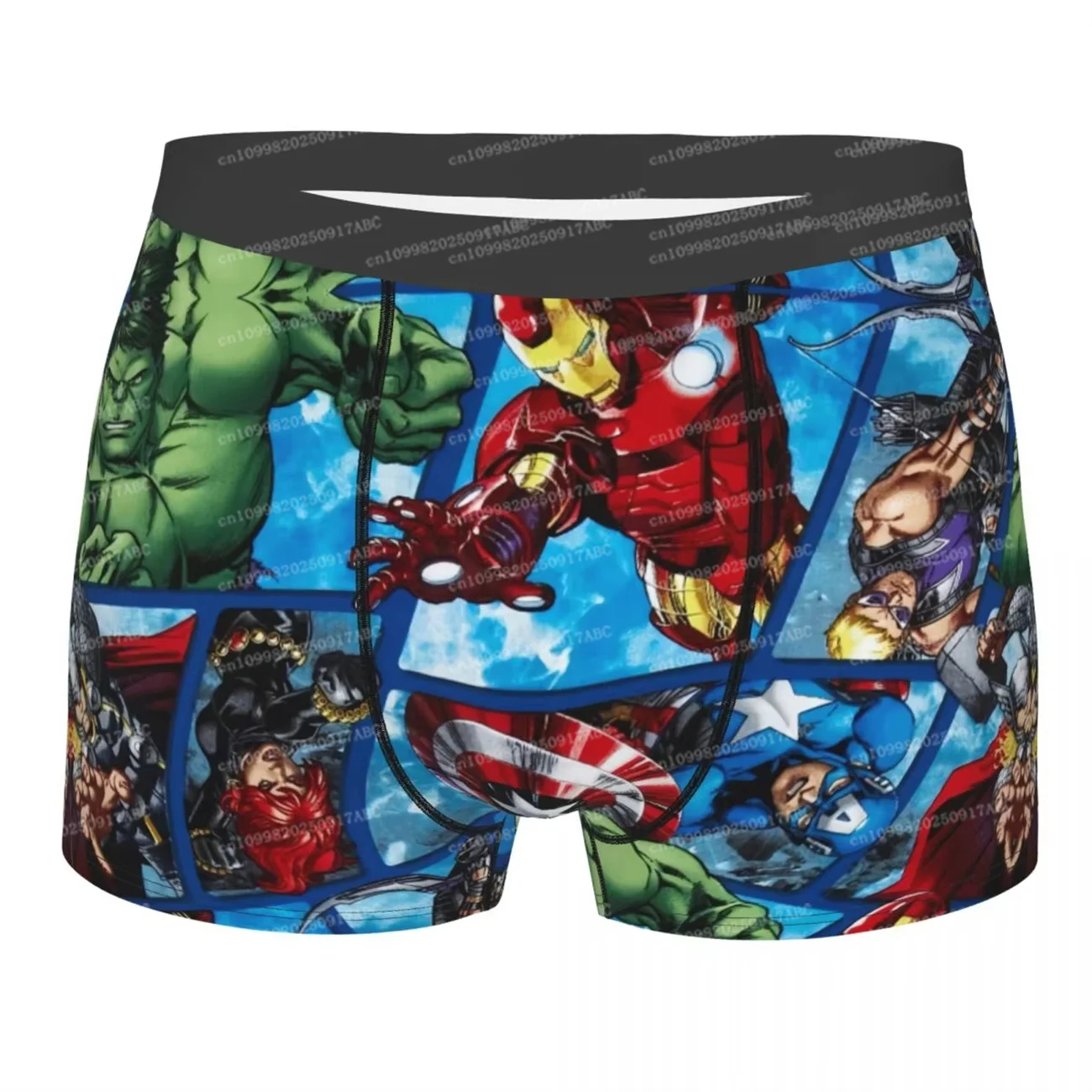 

Women Underpants Men Underpants Captain America Underpants Comfort Stretch Marvel Super Hero Anime Comics Film Underwear