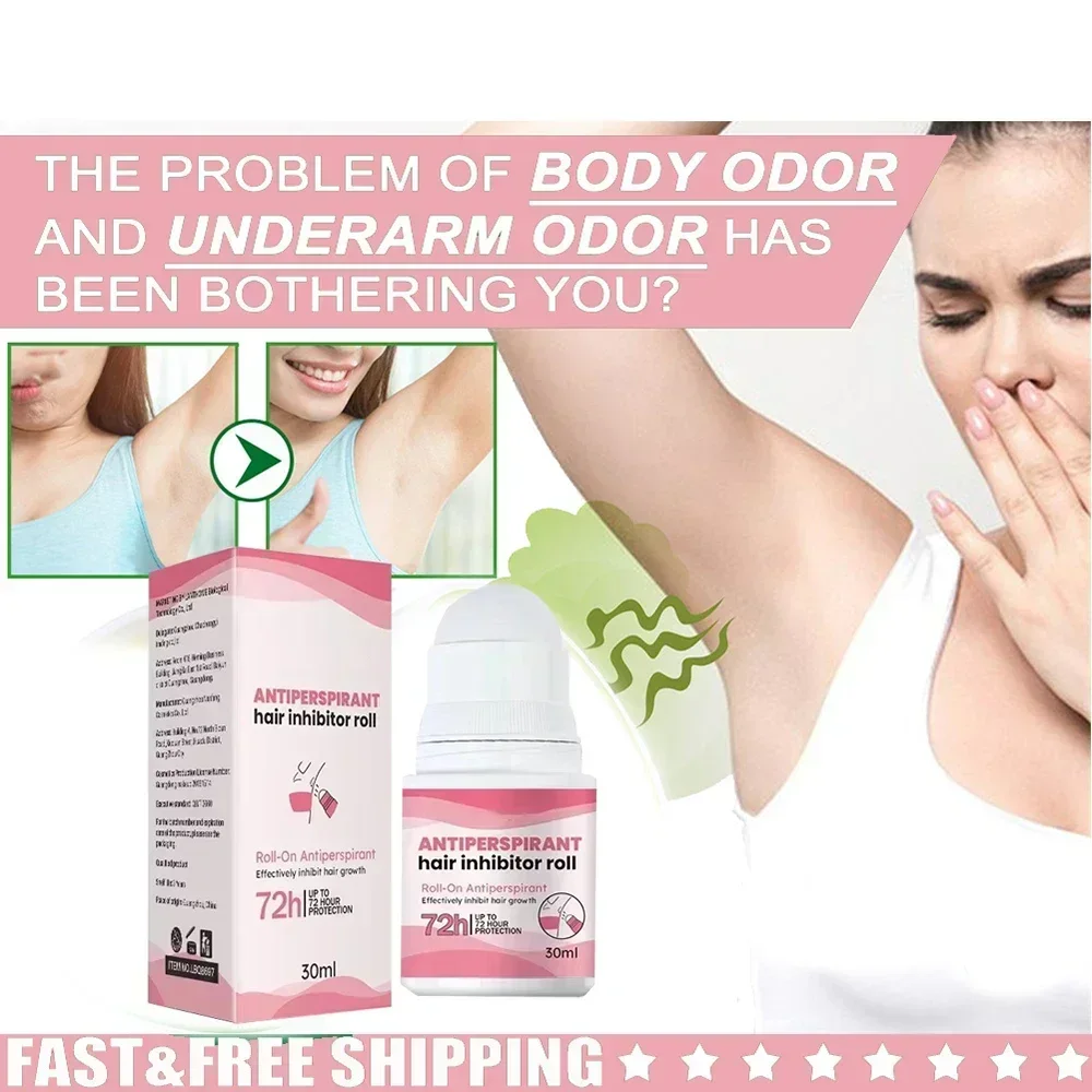 

Underarm Odor Removal Antiperspirant Armpit Odor Remover Underarm Perfume Deodorant Sweat Deodorizer Hair Inhibitor Roll Women