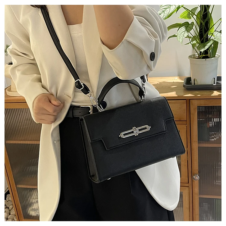 

Модная женская сумка через плечо из кожи с речным принтом и элегантным повседневным уютным парижским эффектом