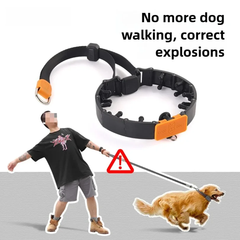 

Effective Dog Prong Collar for No-Pull Training Quick-Release Buckle Adjustable Pinch Collar Dog Training Collar for Large Dog