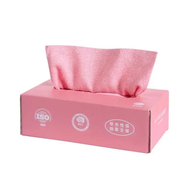 20pcs Microfiber Pull Out Disposable Kitchen Towels Super Absorbent Microfiber Cleaning Cloths for Dishwashing Multi Surface view 4