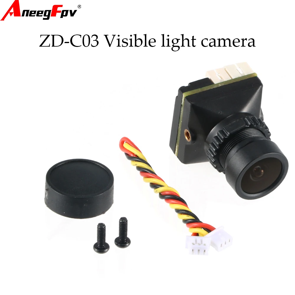 UAngel ZD-C03 FPV Camera 1800TVL 5MP 2.1mm 1/8 inch Starlight Sensor 5V-40V NTSC/PAL with OSD Internal for RC FPV Racing Drone