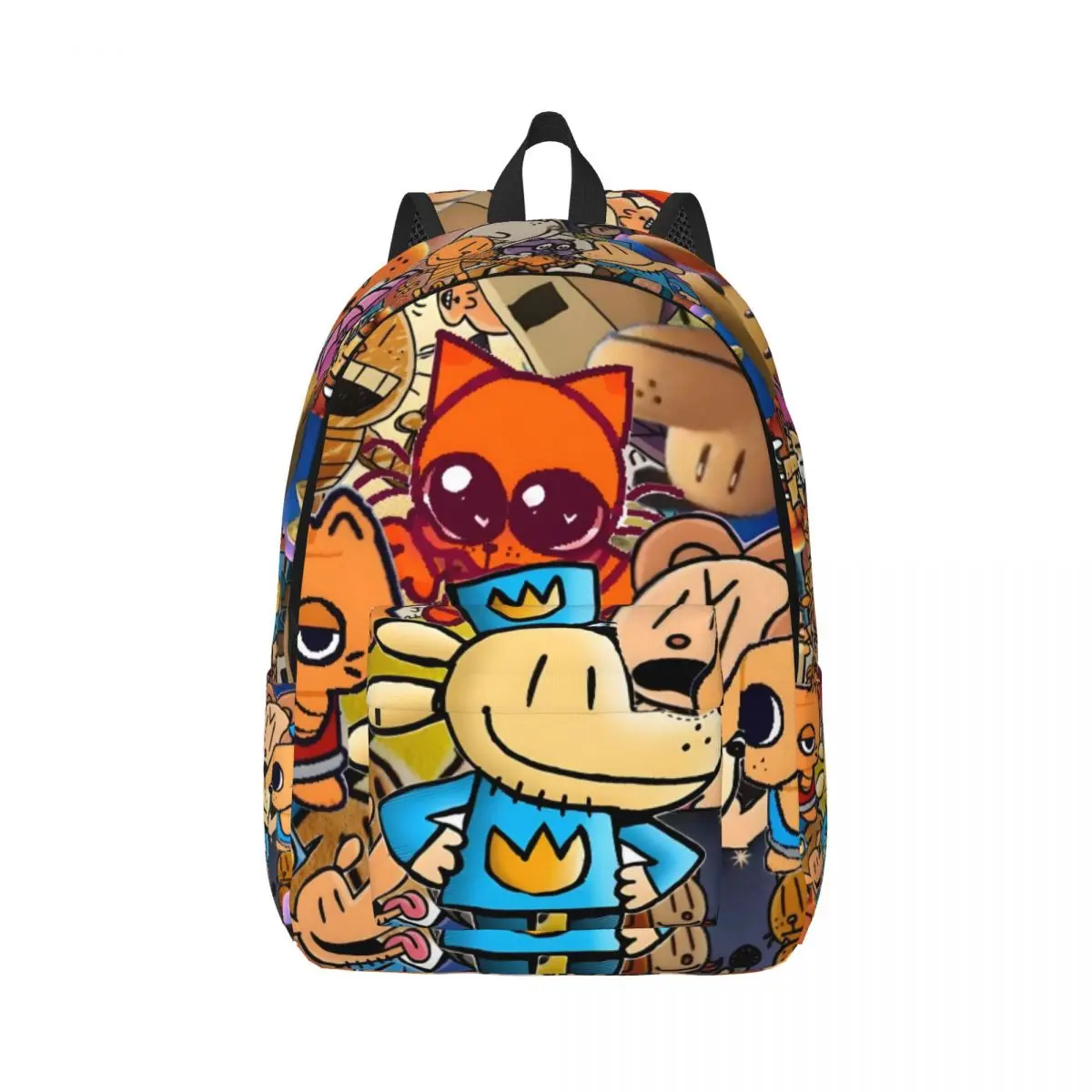 

New D-Dog Man Backpack High Capacity Waterproof College Backpack Trendy Laptop Travel Book Bag 15.7in 17.7in