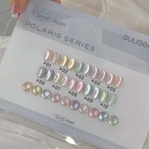 Imagen 2 del producto MIANEL 12ML Esmalte de Uñas de Verano Efecto Ojo de Gato Polaris, Popular Esmalte Magnético de Uñas con Efecto Ojo de Gato y Bombilla Pequeña, 1-10 unidades