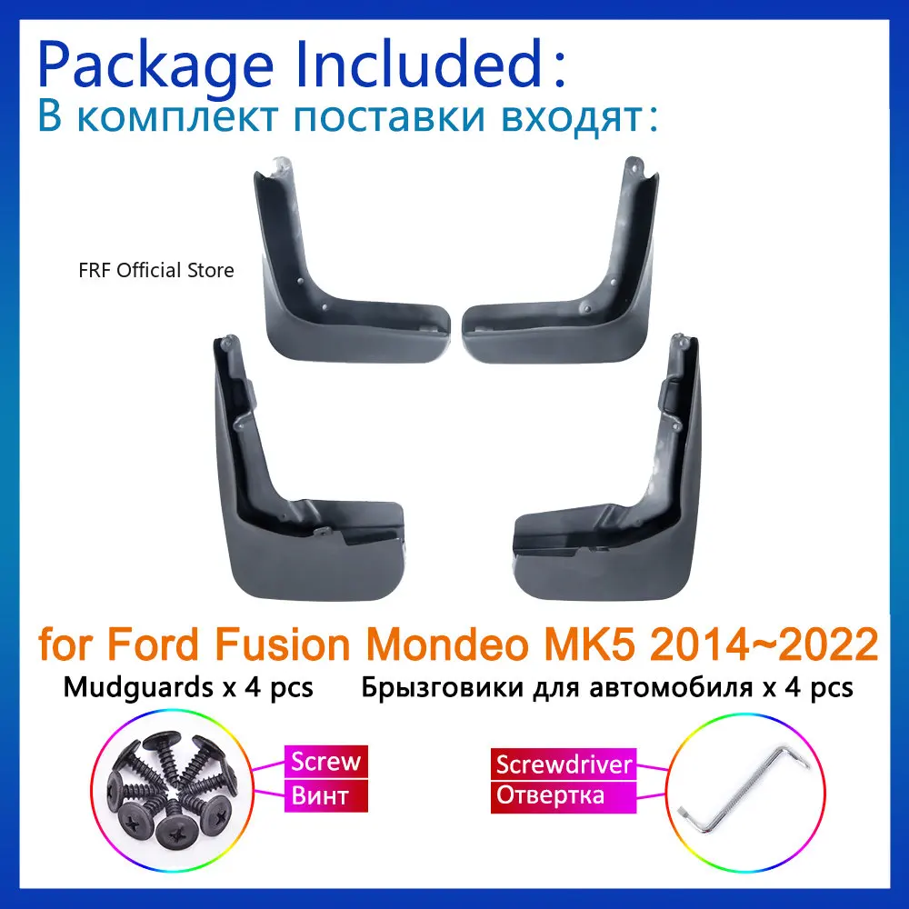 for Ford Fusion Mondeo MK5 2014 2015 2016 2017 2018 2019 2020 2021 2022 MudFlaps Splash Guards Flap Mudguards Fender Accessories