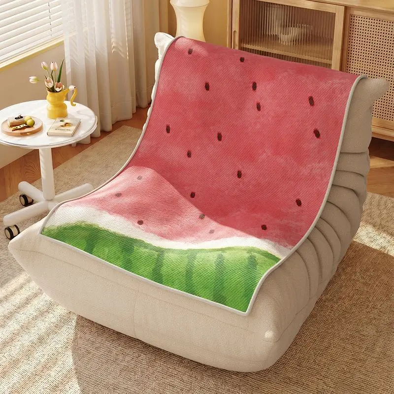 Summer sofa mat, cool feeling ice silk single seat cushion, non-slip lazy cool cushion