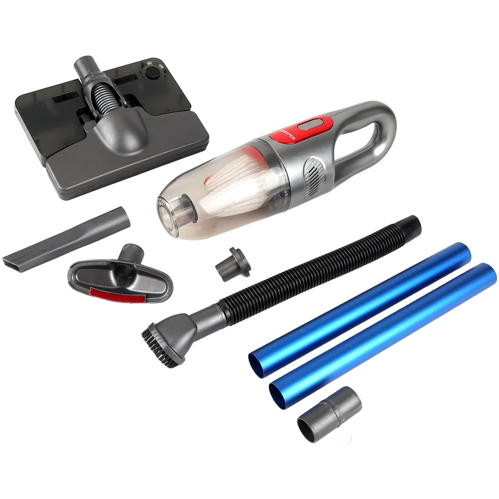 12000PA Cordless Handheld Vacuum Cleaner Wet Dry 6 in 1 with Multiple Attachments for Home Car Use USB Charging