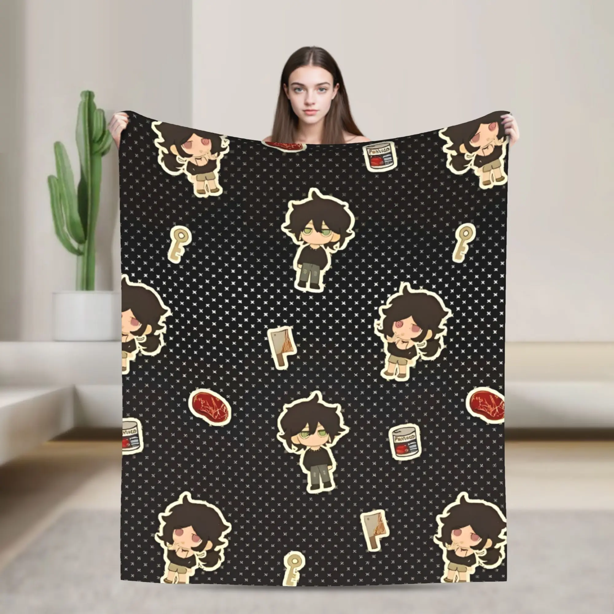 نعش آندي و ليلي البطانيات الصوف أندرو آشلي بطانية رمي ناعمة للفراش الأريكة المفرش