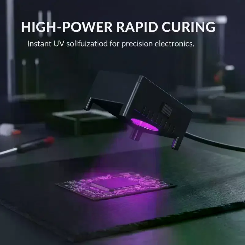 Mini UV Curing Lamp for Mobile Phone PCB Circuit Board Repair Optical Glue Fast OCA Optical Solder Curing Light Repair