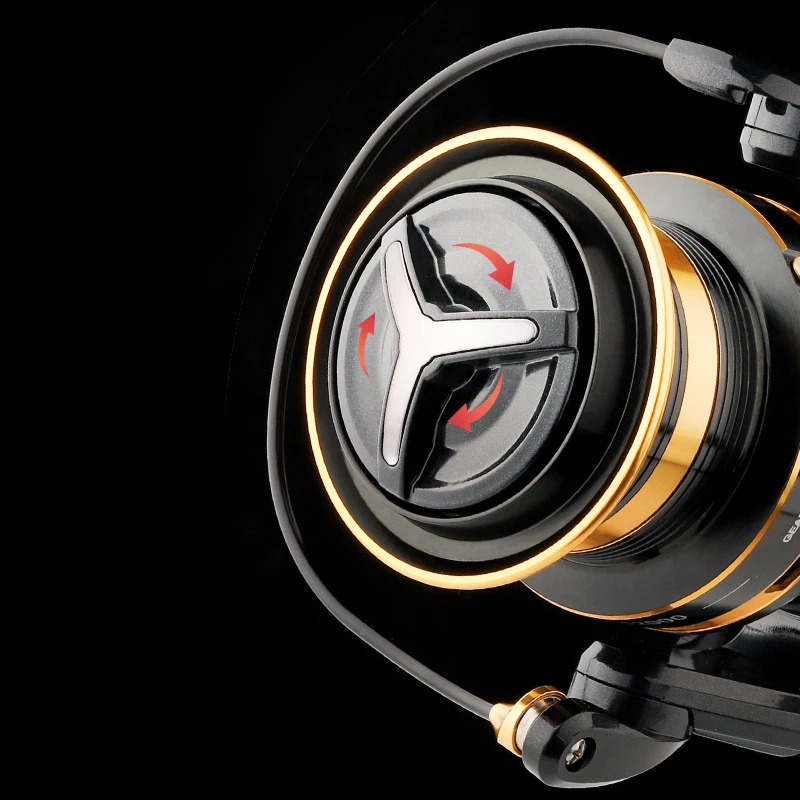 بكرة صب معدنية عالية الدقة 10000 قضيب البحر صب الشاطئ سحب بطيئة التحريك الغزل بكرة مكافحة تشابك خط الصيد بكرة #3