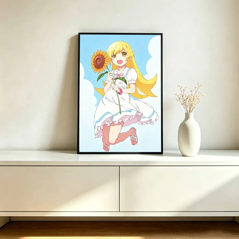 Japan Anime Cute S-Shinobu Poster High Quality Dorm Living Room Aesthetic Wall Decoration Painting Stickers Gift