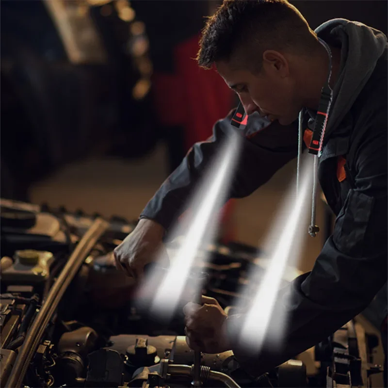 LED Portable Hanging Neck Light USB Charging Dimming Learning Night Light Outdoor Work Camping Night Running Portable Lighting