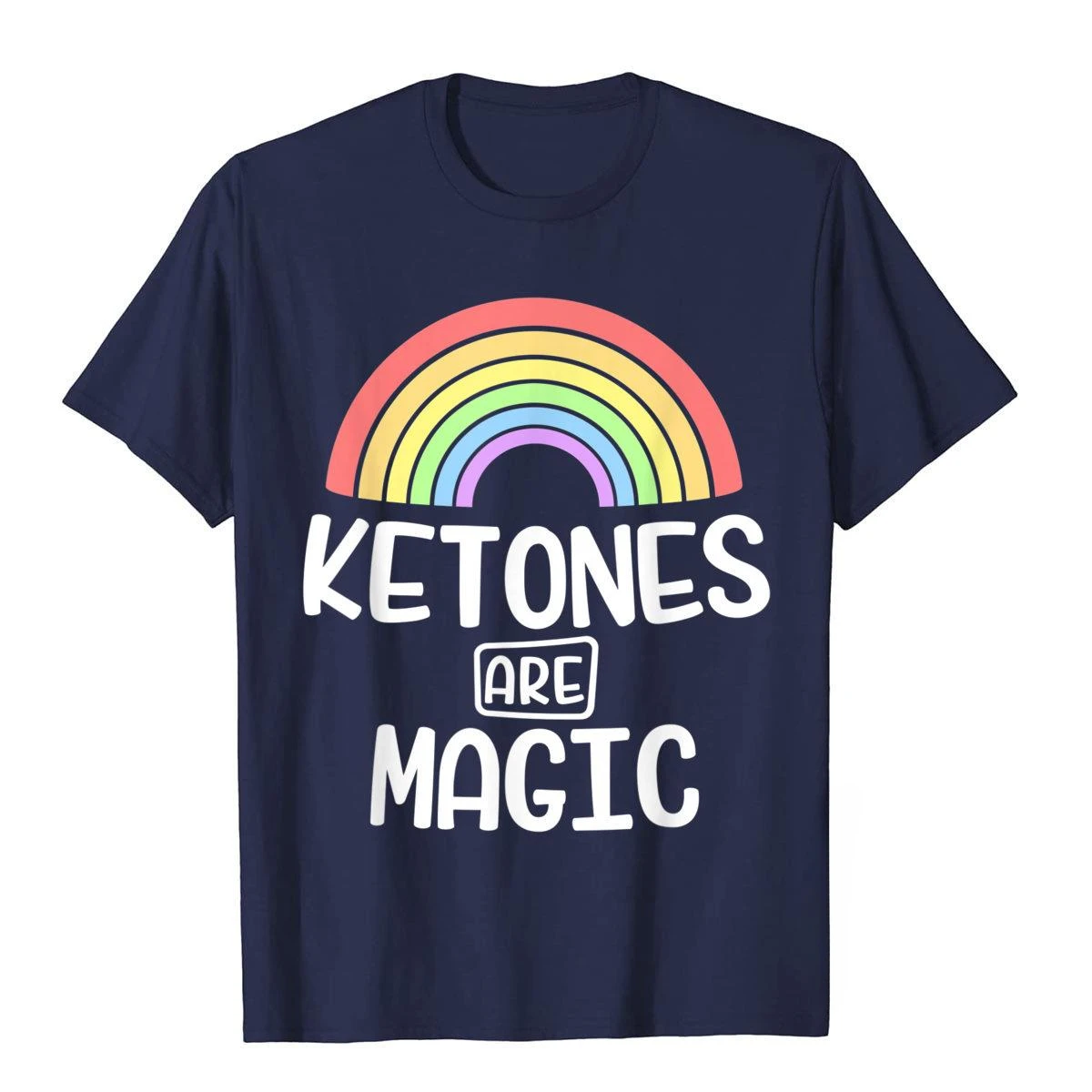 Ketones Are Magic Funny Keto Shirt Ketosis Diet T-Shirt Novelty Cotton Mens Tops & Tees Cool Discount T Shirts