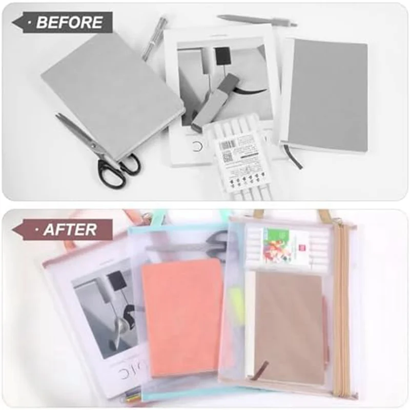 

Mesh Zipper Pouch Bags For Organization 10Pcs,Mesh Bags With Zipper Thickened Nylon Material,A4 Size 10Colors Mesh Pouch