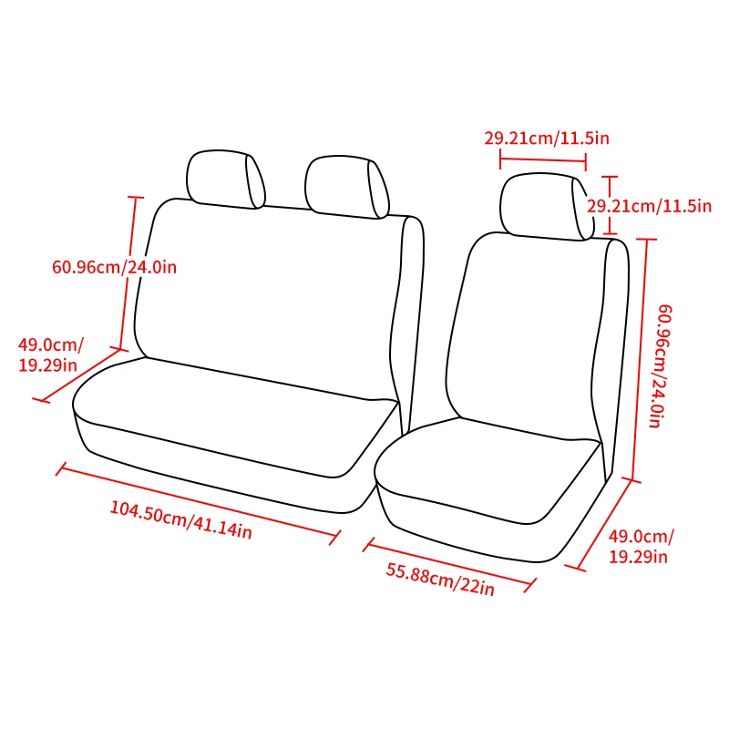 PU-LKW-Sitzbezug 2+1 Sitz LKW-Sitzbezug LKW-Innenausstattung – Detail 4