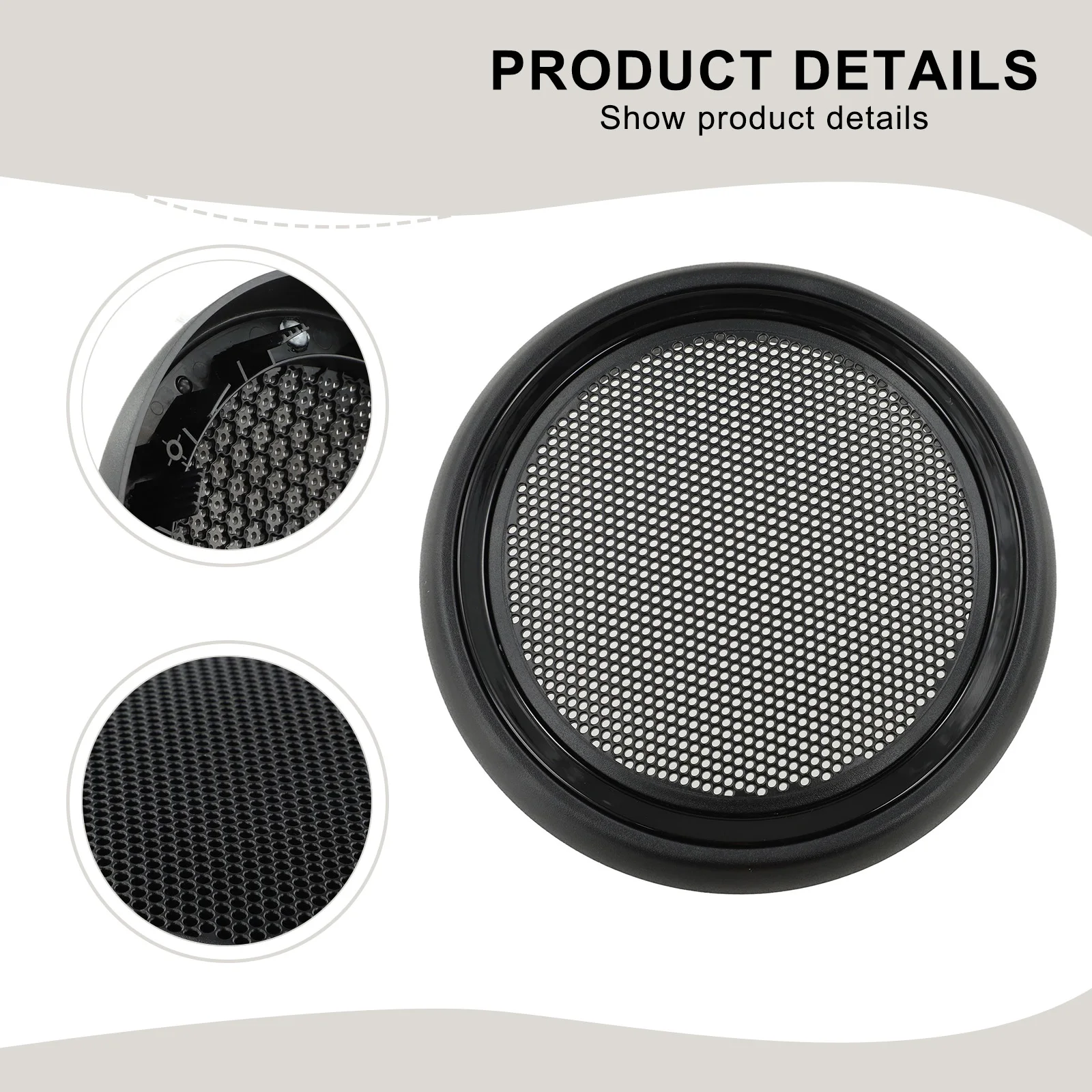 

For Mini Cooper R56 Front Door Speaker Cover Designed for Seamless OEM Replacement 51412753333 and 51412756567