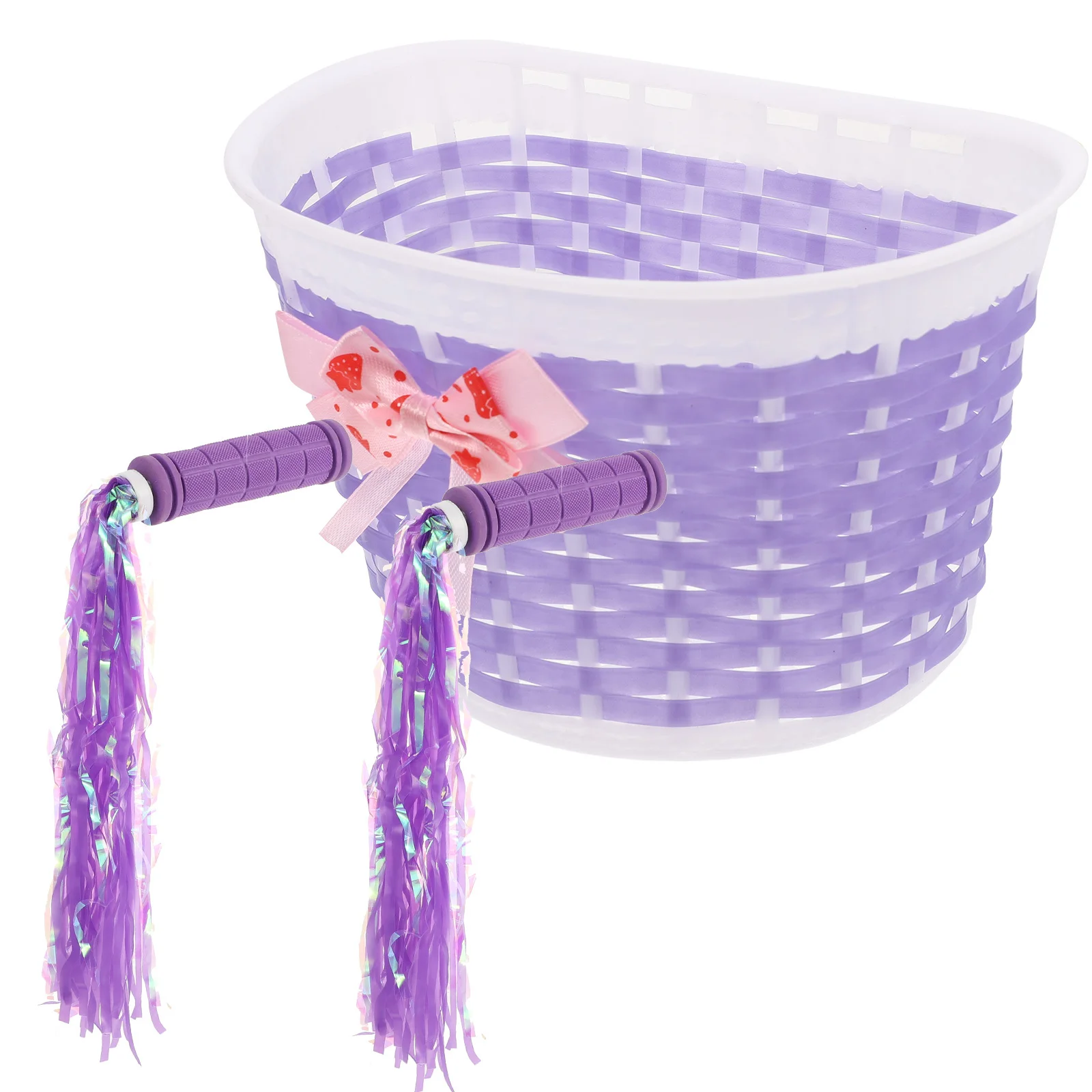 

1Set Stylish Children Bike Basket Compatible Most Bikes Scooters Easy Detach Convenient Carry Storage Solution