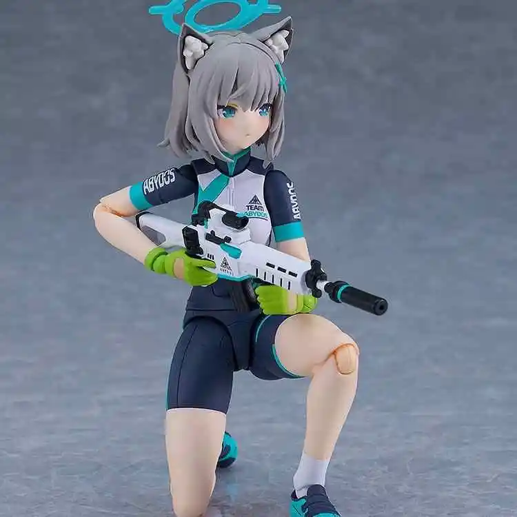 Blue Archive Sunaookami Shiroko Anime Action Figure Mf Figma #644-Dx Collectible Model Jointed for Action Christmas Gifts