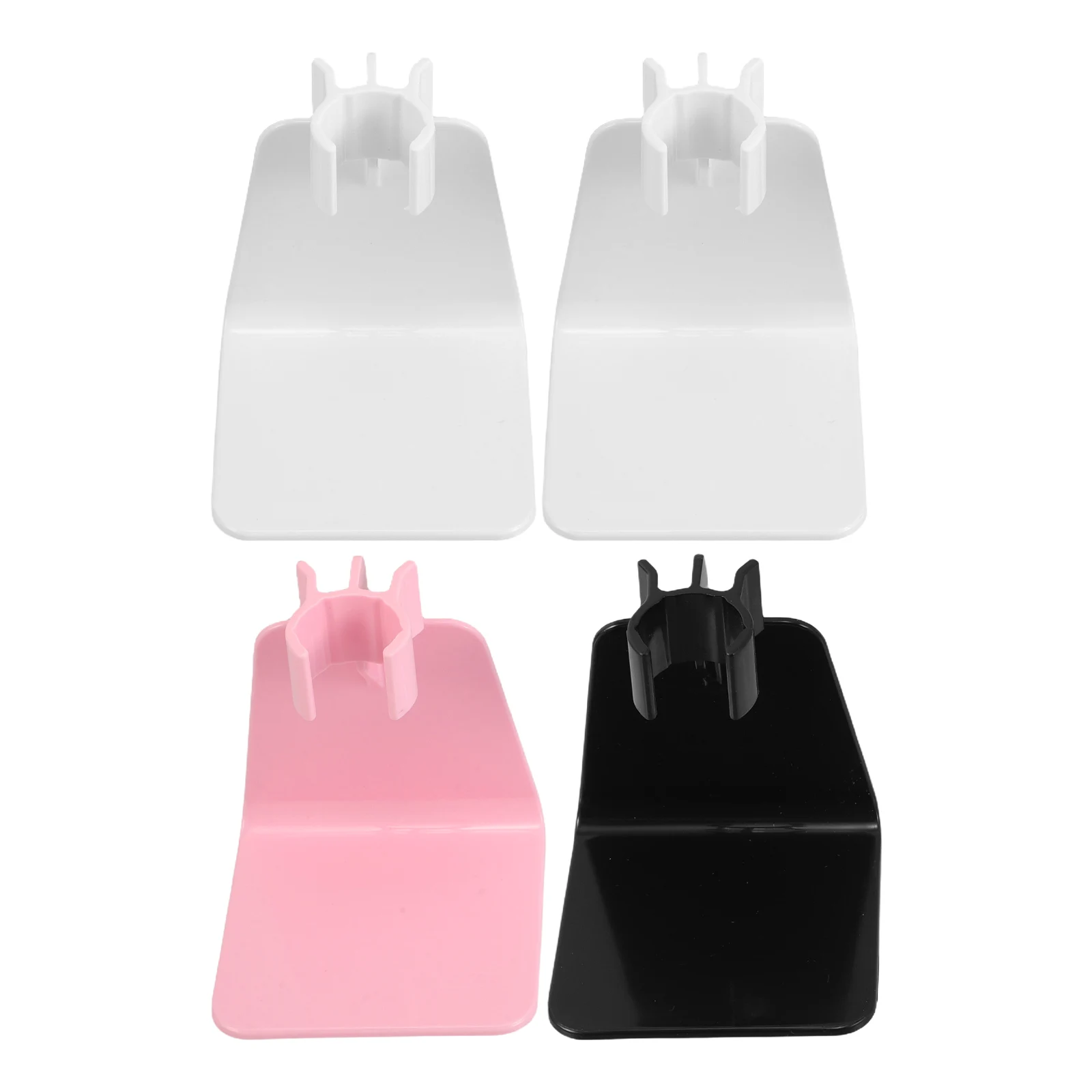 4 stücke Nagel Lampe Ständer Halter UV LED Gel Farbe Trockner Schwarz Weiß Rosa Tragbare Mini Licht Werkzeug Nagel Zubehör
