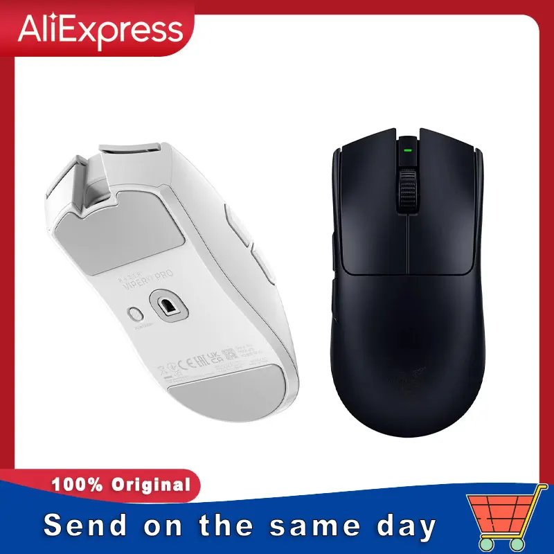 

Razer Viper V3 Pro Wireless Esports Gaming Mouse Symmetrical 54g Lightweight 8K Polling 35K DPI Optical Sensor 95 Hr Battery