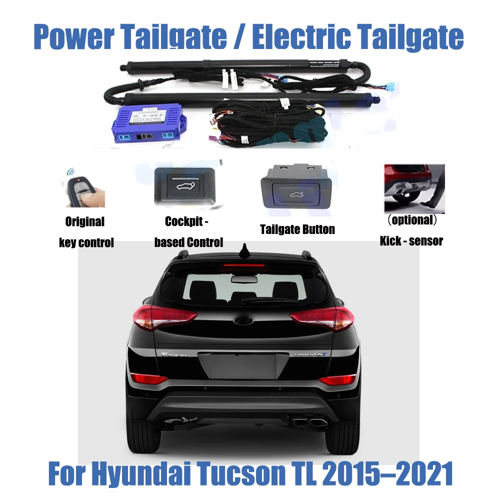 For Hyundai Tucson TL 2015–2021 Car Automatic Lifting kit Opening Trunk Intelligent Electric Lift Tailgate