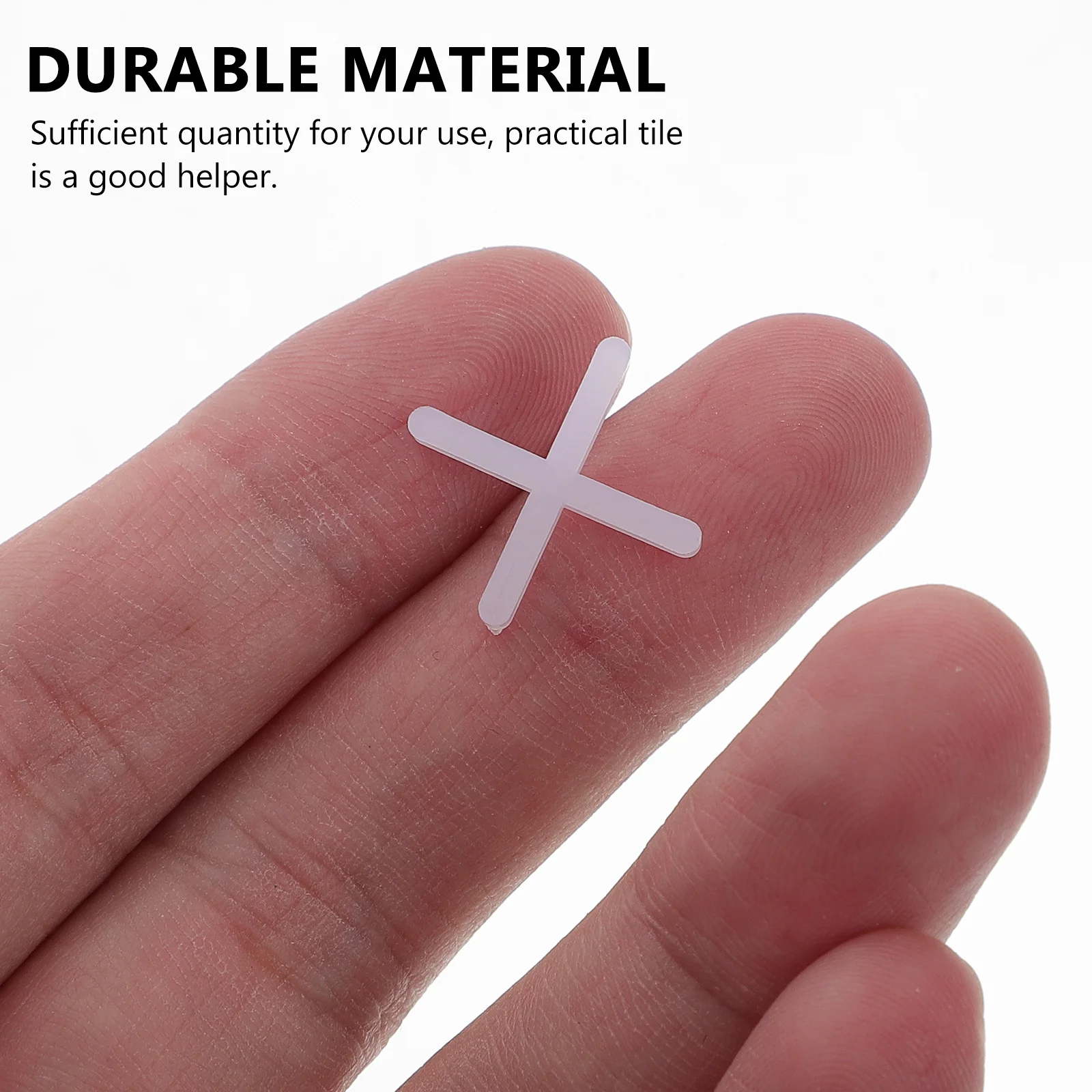 10000Pcs Tile Positioning Spacers Cross Pe Ceramic Tile Spacers Floor Wall Leveling Spacer Reusable Tools Leveling Spacer