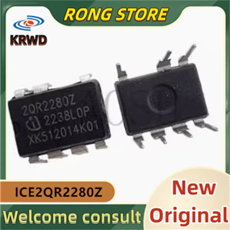 (10PCS)  2QR2280Z  New and Original Chip IC  ICE2QR2280Z ICE2QR2280 DIP-7