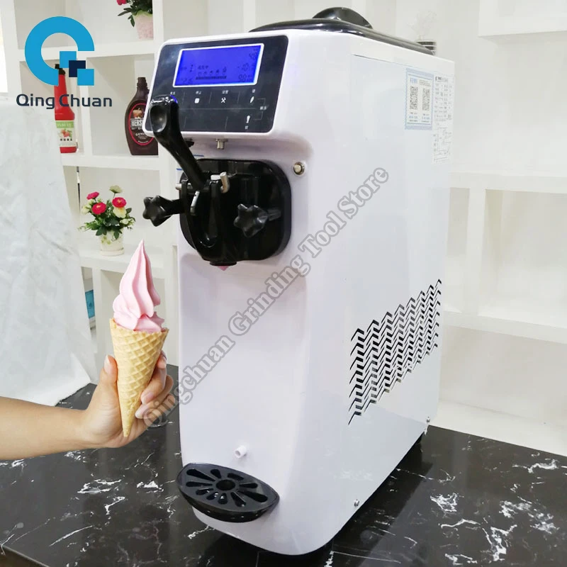 

Ice Cream Machine Commercial Fully Automatic Small Desktop Soft Ice Cream Machine By Sea