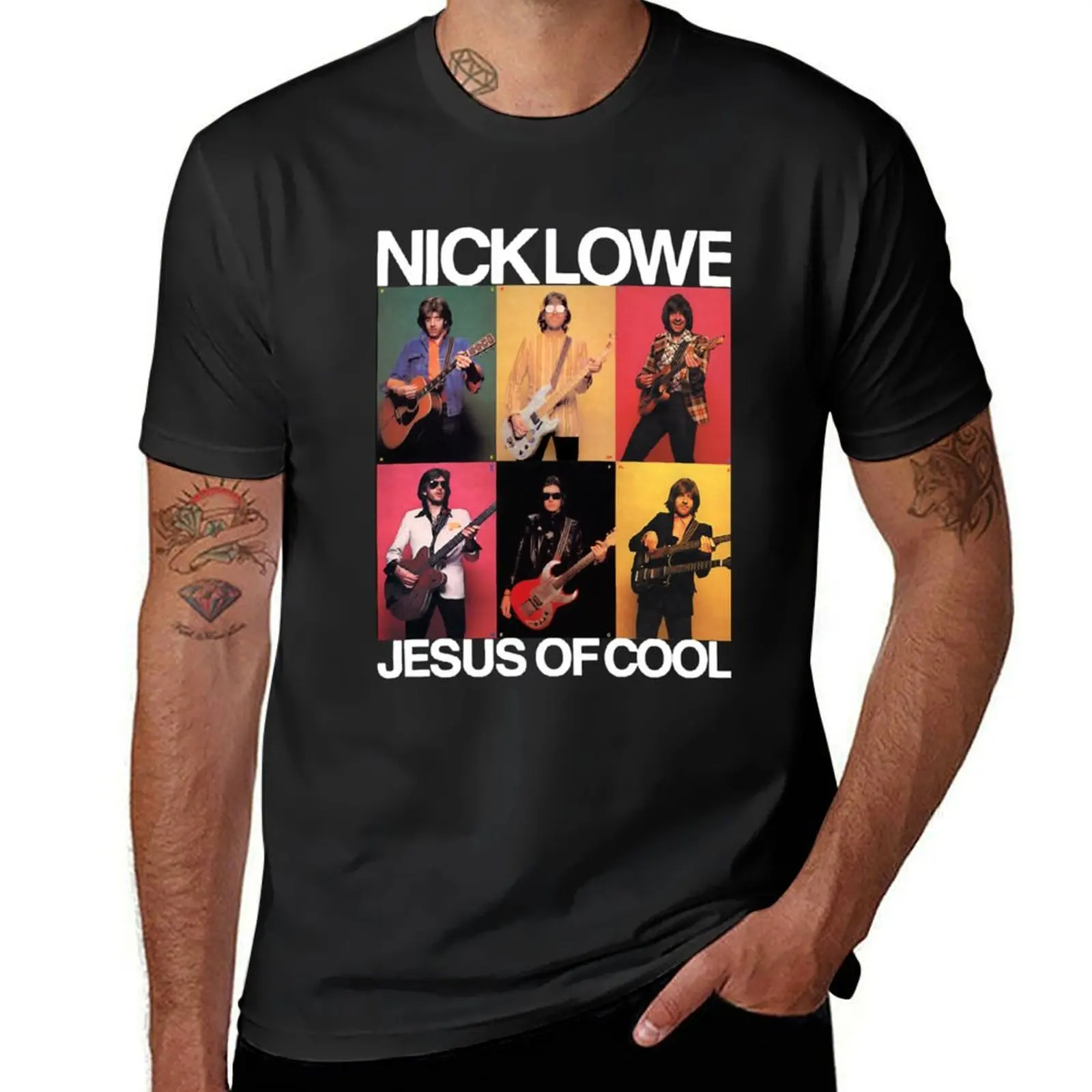 

Nick Lowe Jesus Of Cool T-Shirt new gifts and t-shirts oversized graphic tee T-shirts man graphics Short sleeve tee men