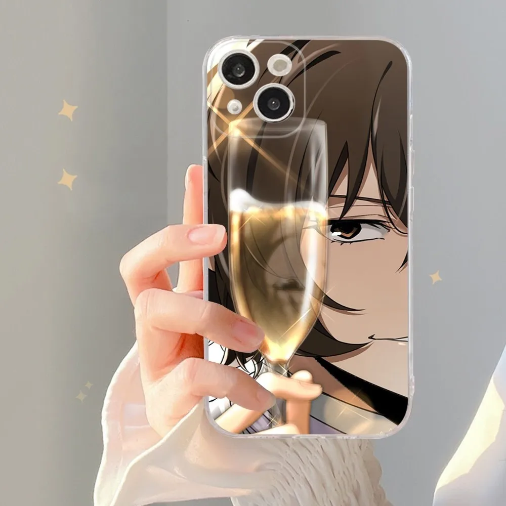 Bungou Stray Dogs Dazai Osamu Phone Case For iPhone 15 14 11 12 13 Mini Pro XS Max Cover 6 7 8 Plus X XR SE 2020 Funda Shell