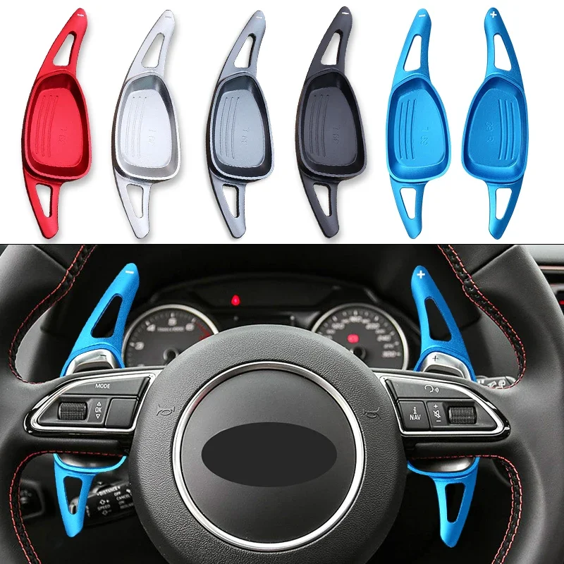 Car Steering Wheel DSG Shift Paddle For Audi A5 coupe S3 cabriolet S5 RS3 RS6 Avant RS7 Sportback SQ5 Quattro Sline Accessories