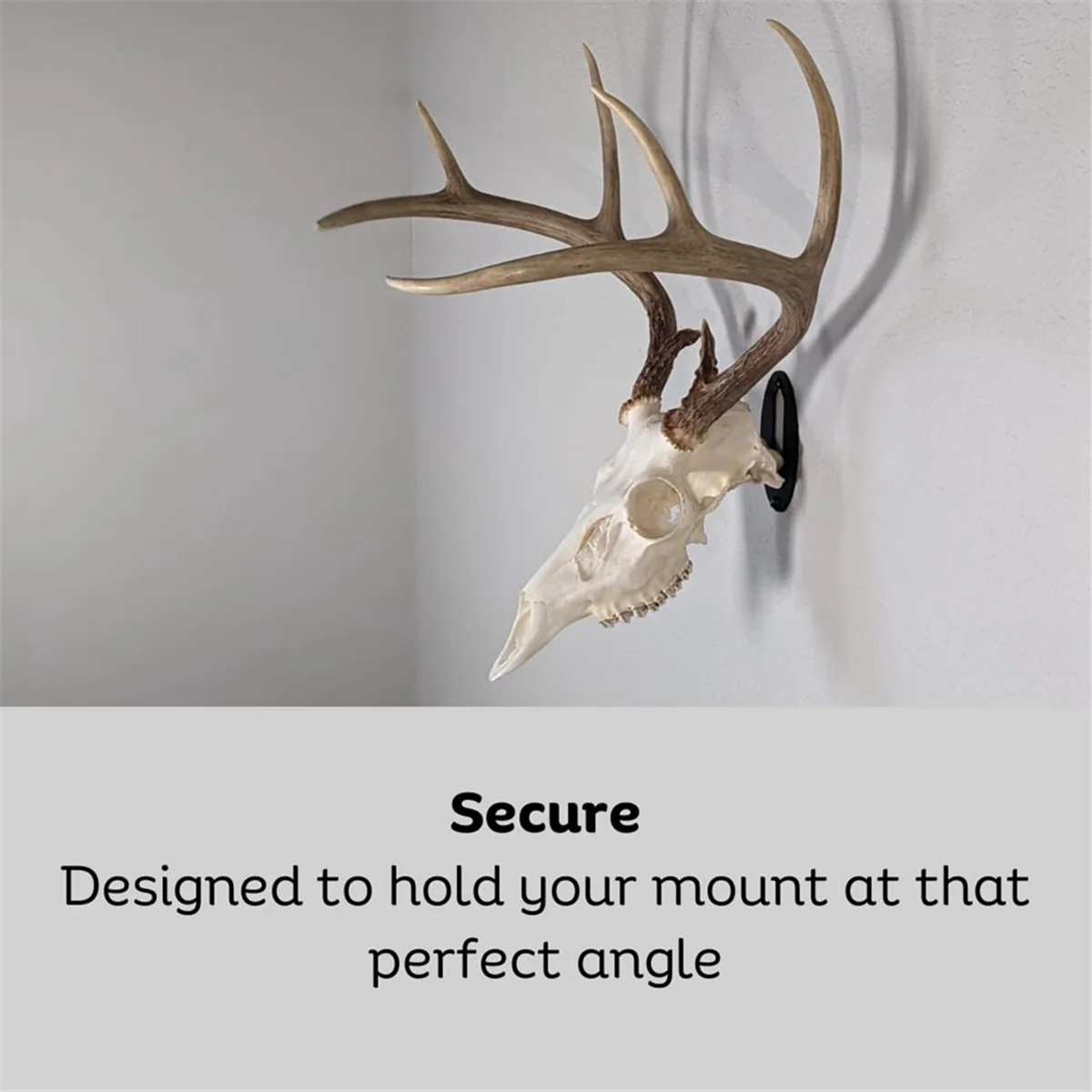 6PCS Easy European Mount Skull Hanger with American Steel - Whitetail Deer Skull Hook Mounting System - Euro Mount Kit