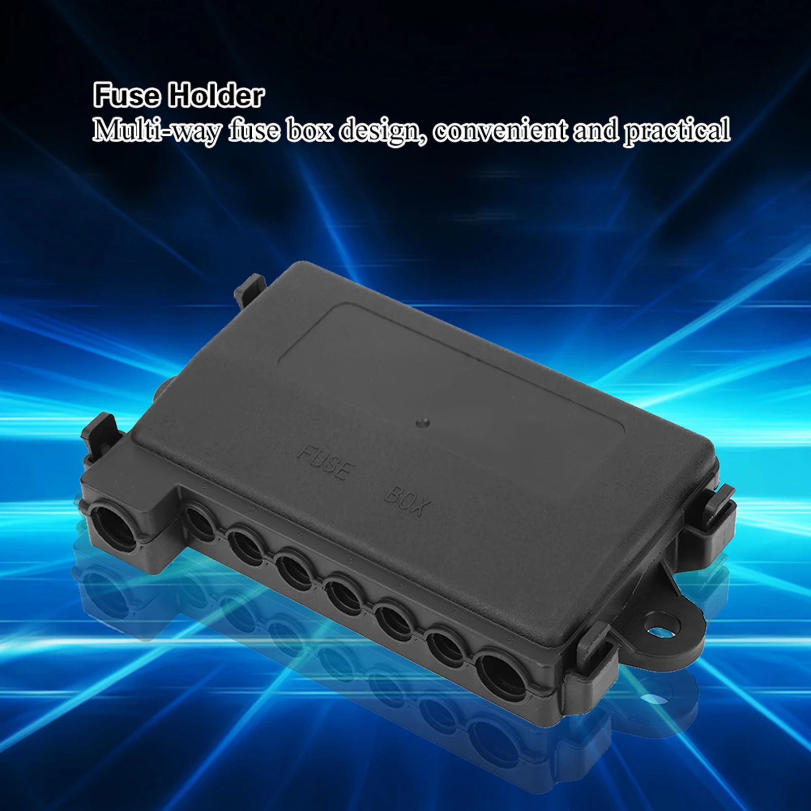Durable MIDI MultiWay Fuse Block Box Holder Fusebox for RV Car Boat Bus Accessory