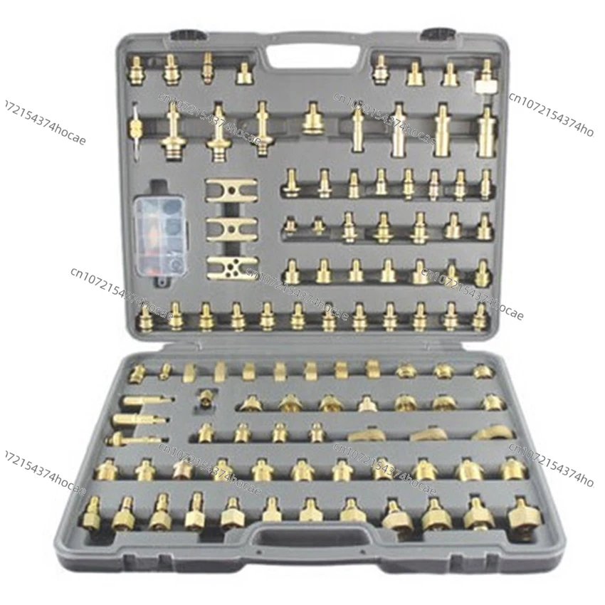 

108pcs Leak Detection Copper Repair Tool Universal Asian Europe Japan America Car Air Conditioning Leak Detector Tools