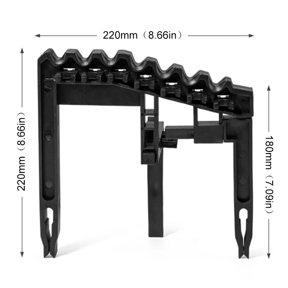 Club Standing Rack Holds 9 Clubs Golf Club Holder Rack Adjustable Width Golf Club Display Bracket Anti-Shake for Golf Club