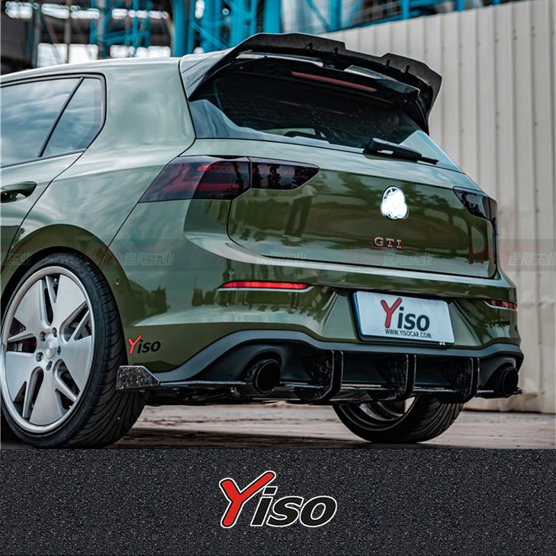 

Suitable for GOLF 8 R GTI Rline Empennage Modified encirclement Aerodynamic kit GOLF 8 R GTI Rline carbon fiber Yiso WING