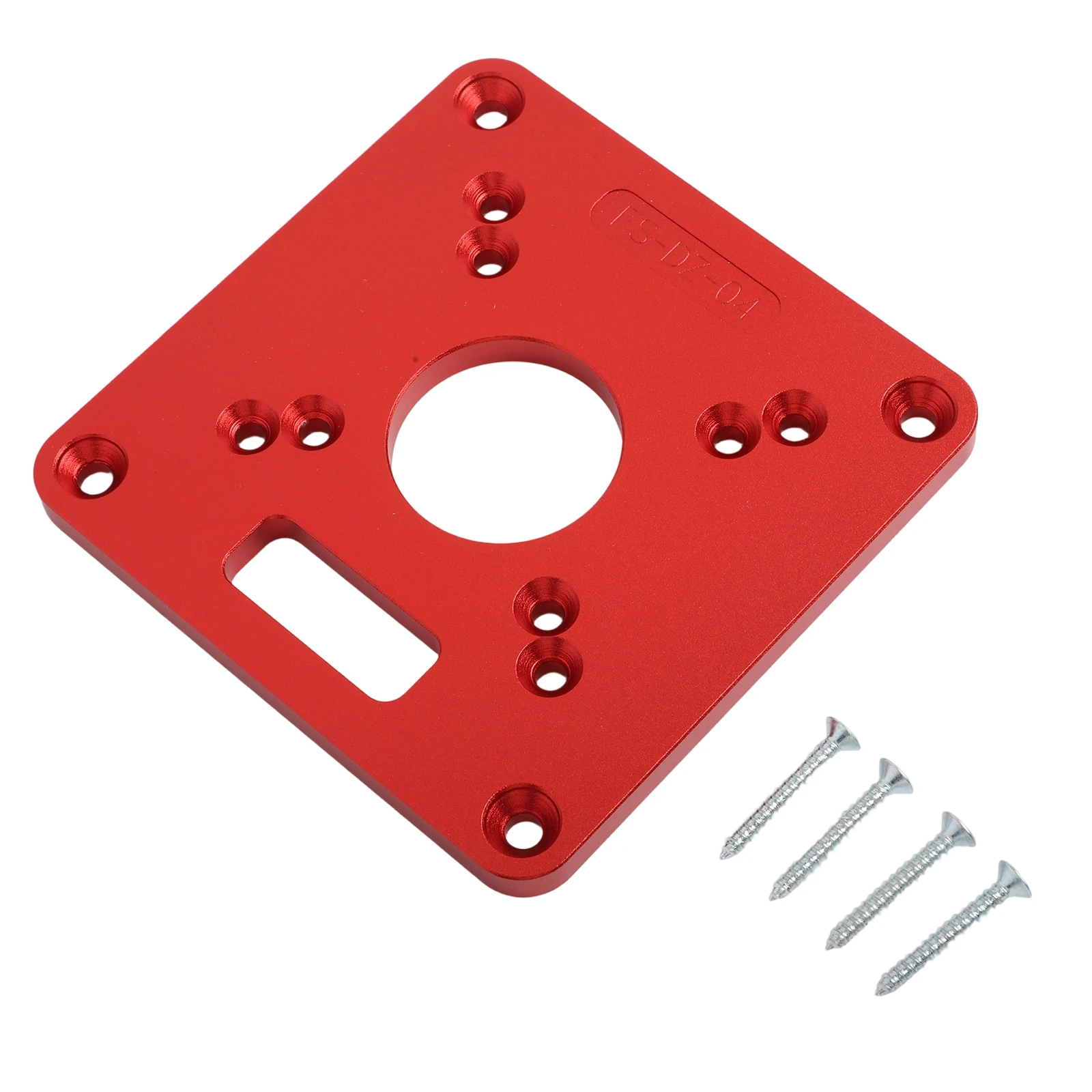 Accurate Drilling Plate Aluminum Alloy Insert Plate DIY Projects Effortless Operation Innovative Center-Hole Bushing