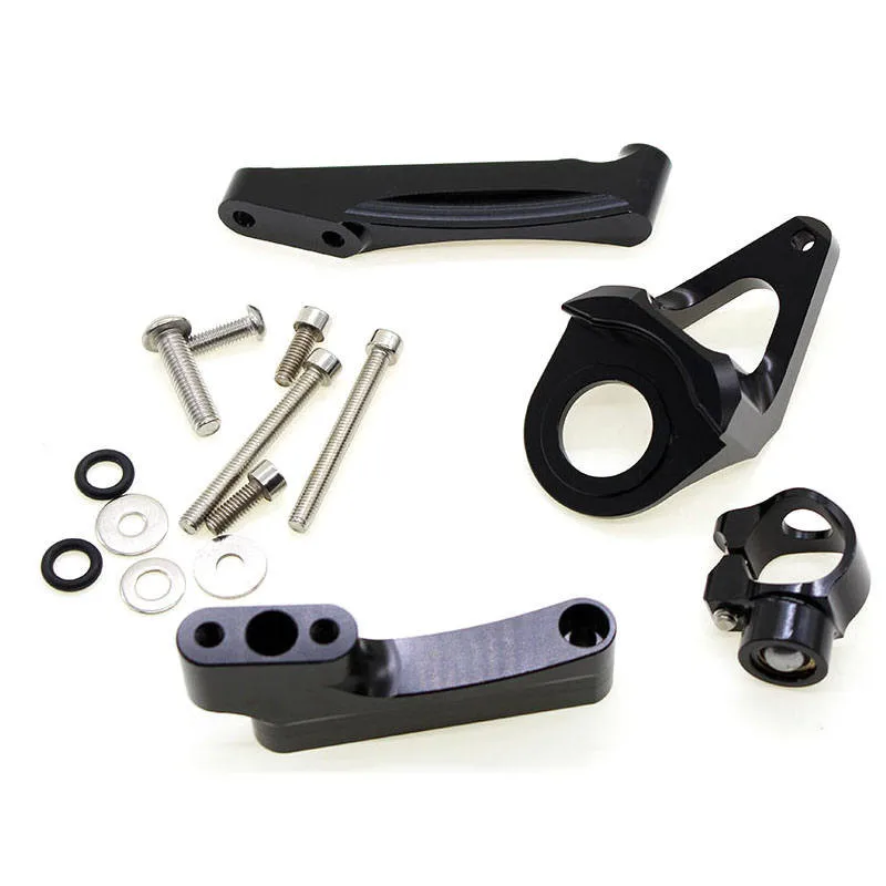 Steering Damper Stabilizer Bracket Mounting kit for Suzuki GSX1300R HAYABUSA 1300 1998-2019 2011 2012 2013 2014 2015 2016 2017