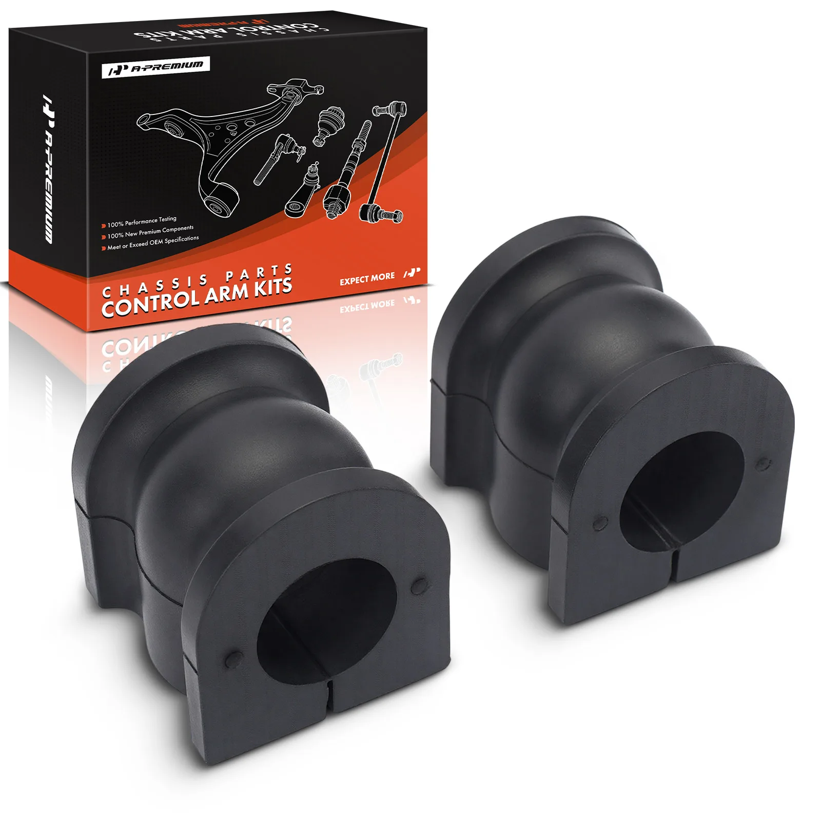 A-Premium 2x Rear To Frame Sway Bar Bushing for Ford Edge 2007-2010 Lincoln MKX 2007-2010